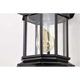Hopkins Outdoor 13-in Large Wall Light Matte Black Finish w/ Clear Glass_4