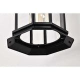 Hopkins Outdoor 13-in Large Wall Light Matte Black Finish w/ Clear Glass_5