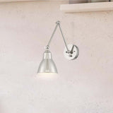 Fulton Swing Arm Lamp Polished Nickel w/ Switch 120v_4
