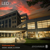 Sylvania 15W LED Wide Flood Light Luminaire 3 CCT Select 150 LPW Bronze Finish_1