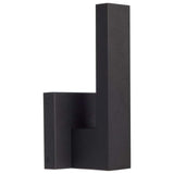 Raven LED Outdoor Sconce 10-in Textured Matte Black Finish 8ws 3000K