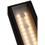 Raven LED Outdoor Sconce 10-in Textured Matte Black Finish 8ws 3000K_3