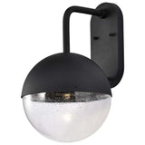 Atmosphere 10W LED Large Wall Lantern Matte Black w/ Clear Seeded Glass_1