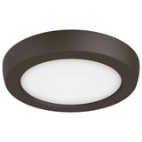 9w 5in. Round LED Flush Mount CCT Selectable with Bronze Finish