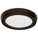 9w 5in. Round LED Flush Mount CCT Selectable with Bronze Finish - BulbAmerica