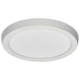 11w 7in. Round LED Flush Mount CCT Selectable with White Finish - BulbAmerica