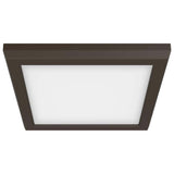 11w 7in. Square LED Flush Mount CCT Selectable with Bronze Finish