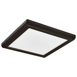11w 7in. Square LED Flush Mount CCT Selectable with Bronze Finish - BulbAmerica