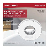 Blink Pro EM Battery Backup 9-in Round Shape White Finish - BulbAmerica