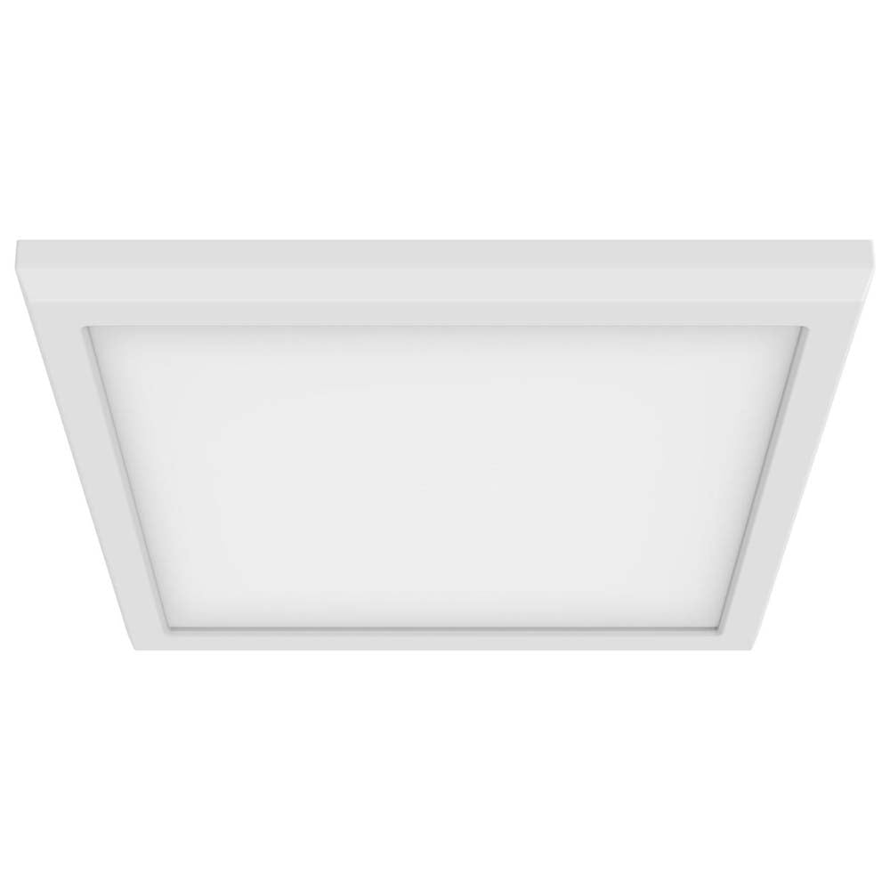 13w 9in. Square LED Flush Mount CCT Selectable with White Finish