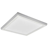 13w 9in. Square LED Flush Mount CCT Selectable with White Finish - BulbAmerica