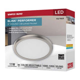 Blink Performer 11w 9-in LED Round Downlight 5 CCT Tunable Brushed Nickel Finish_4