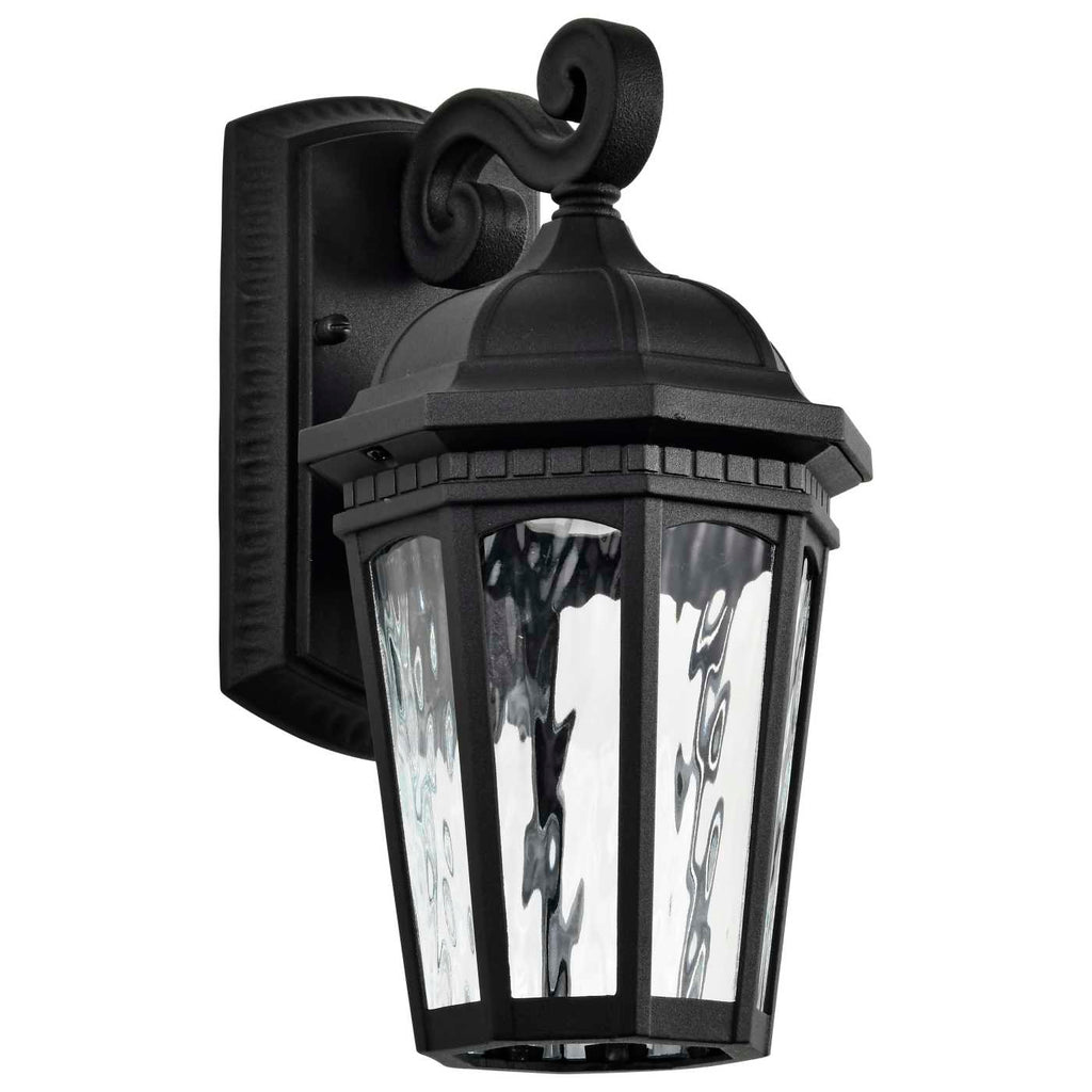 East River 10w Smart Outdoor Wall Light Starfish RGBTW CCT in Black Finish