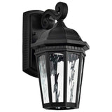 East River 10w Smart Outdoor Wall Light Starfish RGBTW CCT in Black Finish