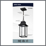 Austen 10w Smart Outdoor Hanging Light Starfish RGBTW CCT in Black Finish_2