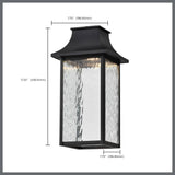 Austen 10w Smart Outdoor Hanging Light Starfish RGBTW CCT in Black Finish_4