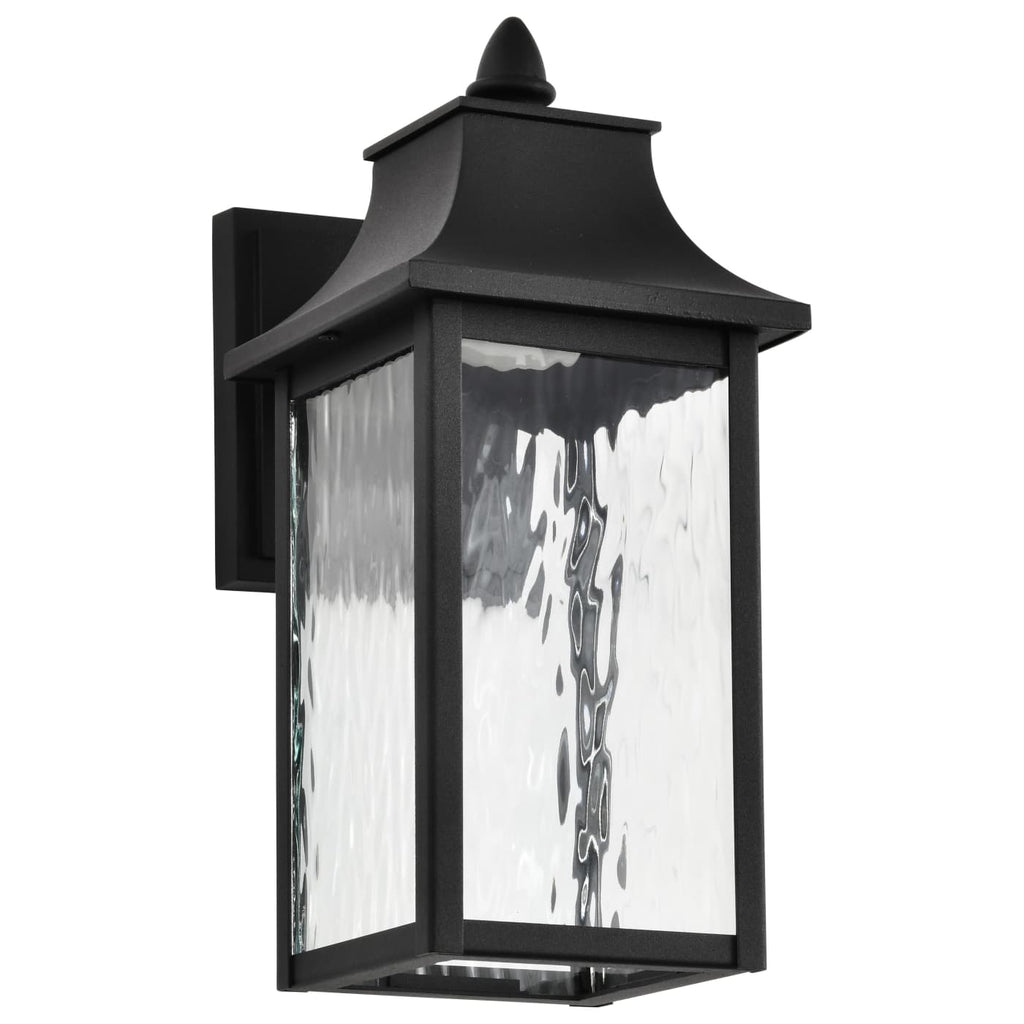 Austen 10w Smart Outdoor Wall Light Starfish RGBTW CCT in Black Finish