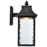 Austen 10w Smart Outdoor Wall Light Starfish RGBTW CCT in Black Finish_1