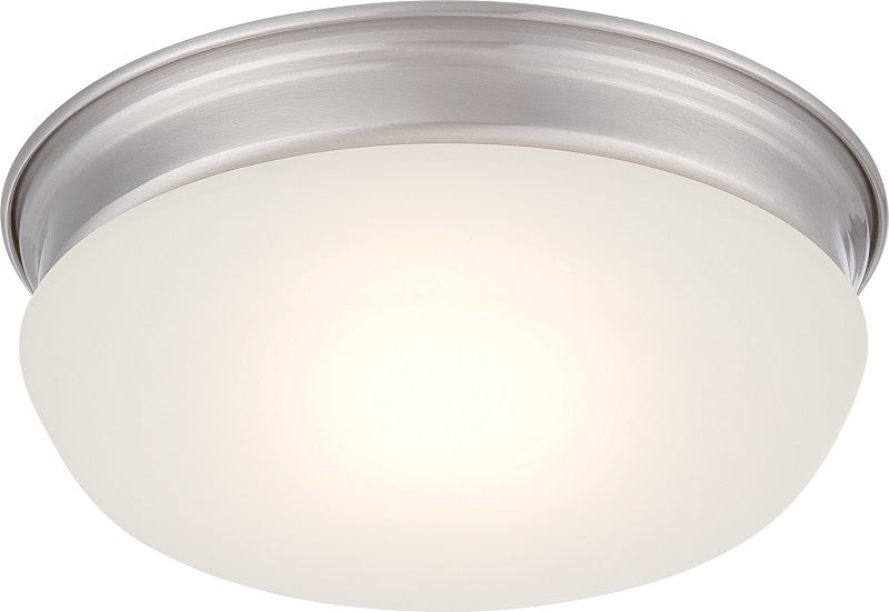 Nuvo Lighting Trevor 16W LED 7.875 inch Ceiling Flush Frosted Glass Mount Fixture