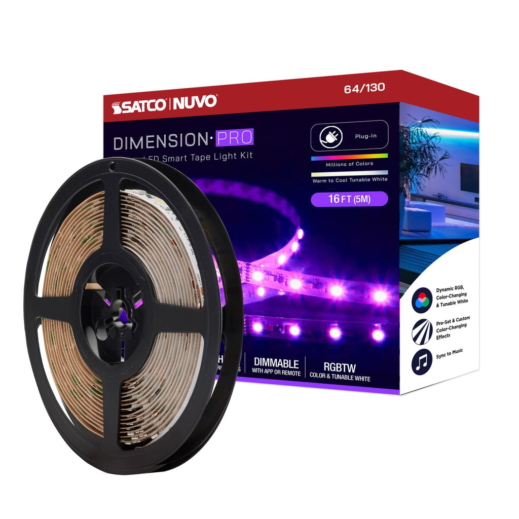16-ft 18w LED Hi-Output Tape Light strip Starfish IOT RGB plus Tunable White