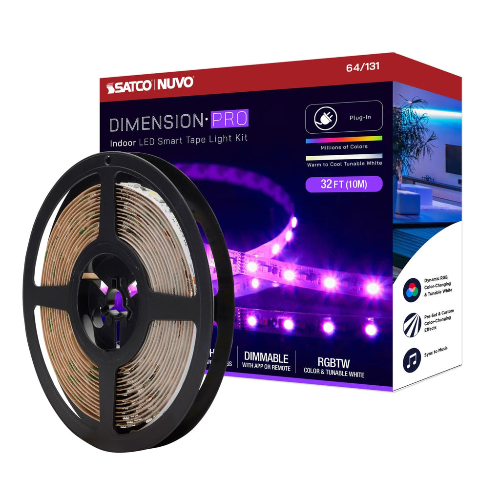 32-ft Starfish Tape RGBTW-Ho IP20 Plug 68w 24v