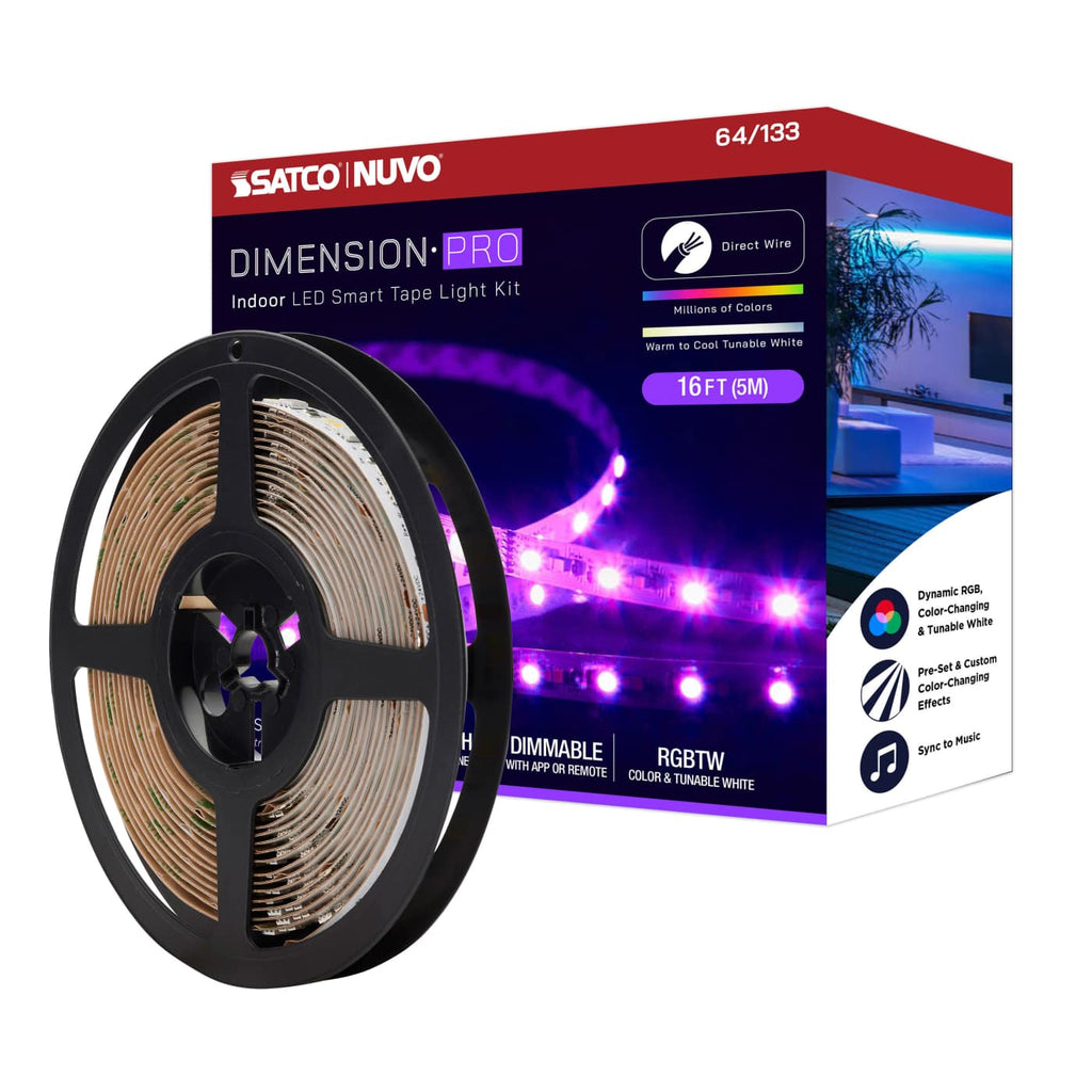 16-ft Starfish Tape RGBTW-Ho IP20 Jbox 30w 24v