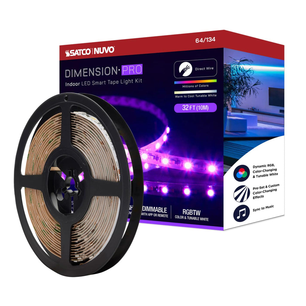 32-ft Starfish Tape RGBTW-Ho IP20 Jbox 68w 24v