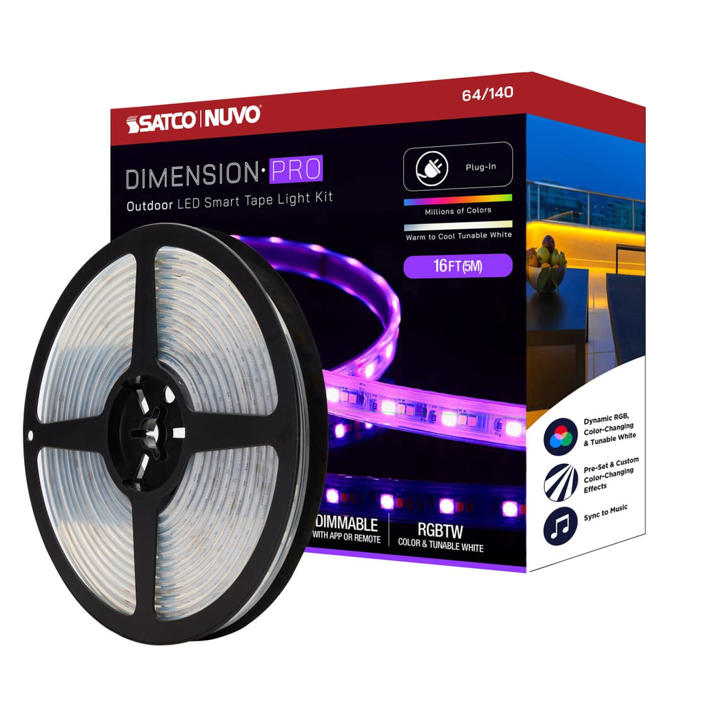 16-ft Starfish Tape RGBTW-Ho IP65 Plug 18w 24v
