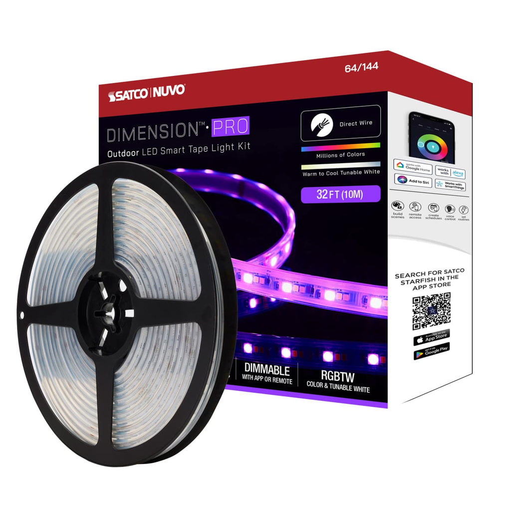 32-ft Starfish Tape RGBTW-Ho IP65 Jbox 68w 24v