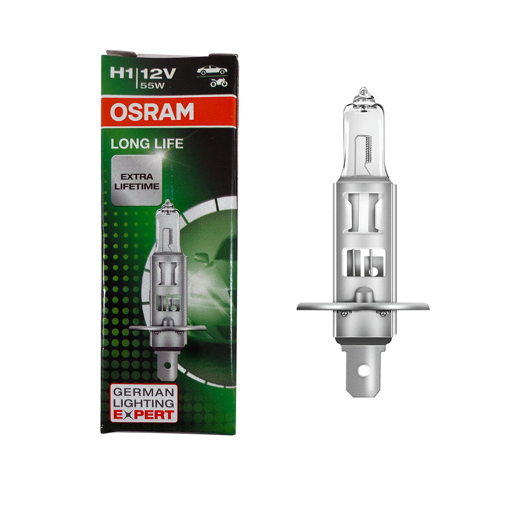 OSRAM H1 64150L Long Life 55w 12v -  Halogen Automotive Bulb