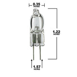 OSRAM FHE/ESB 64250 HLX M/30 20w 6v G4 Single Ended Halogen Light Bulb - BulbAmerica
