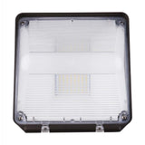 40w Small LED Wall Pack w/ CCT Tunable 120-277v Security Lighting Bronze Finish_1