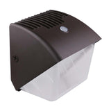 40w Small LED Wall Pack w/ CCT Tunable 120-277v Security Lighting Bronze Finish_2