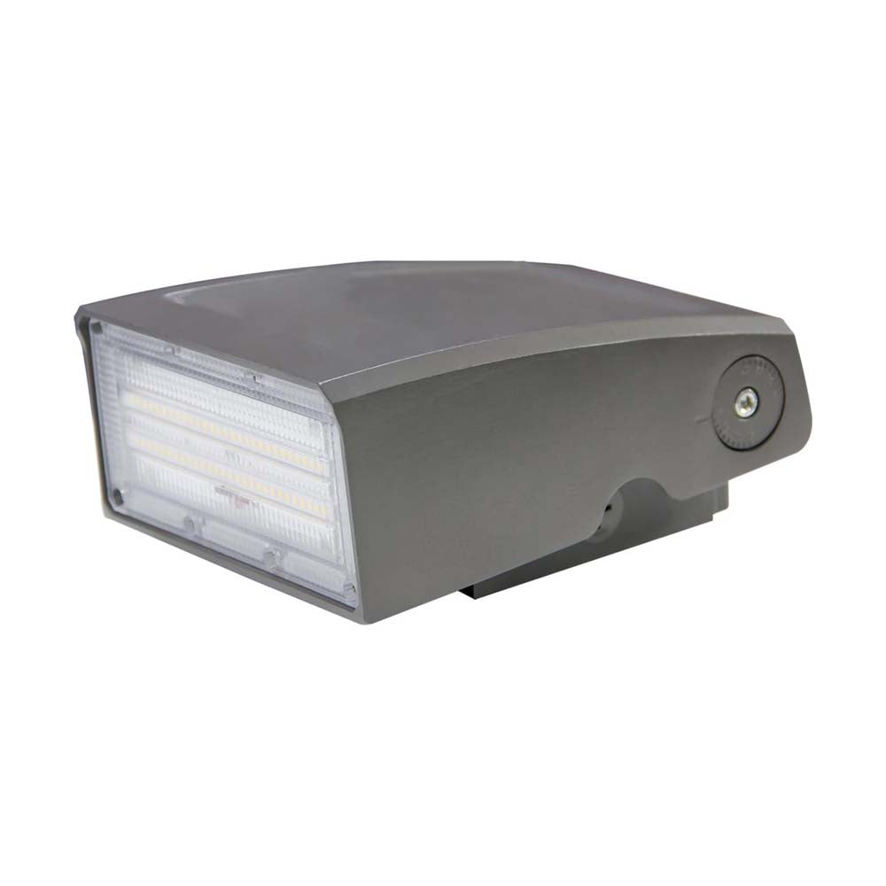 40w Adjustable LED Wall Pack CCT Tunable 4800-5000 Lumens DLC Premium
