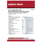 LED Small Wall Pack 20W CCT Tunable 3K/4K/5K White Finish 100-277V_2