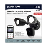 Bullet Security Light 3000K With Camera in Black Finish_1