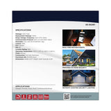 Bullet Security Light With Camera in Bronze Finish - BulbAmerica