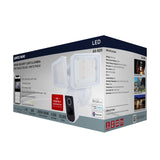 Rect Security Light With Camera in White Finish_1