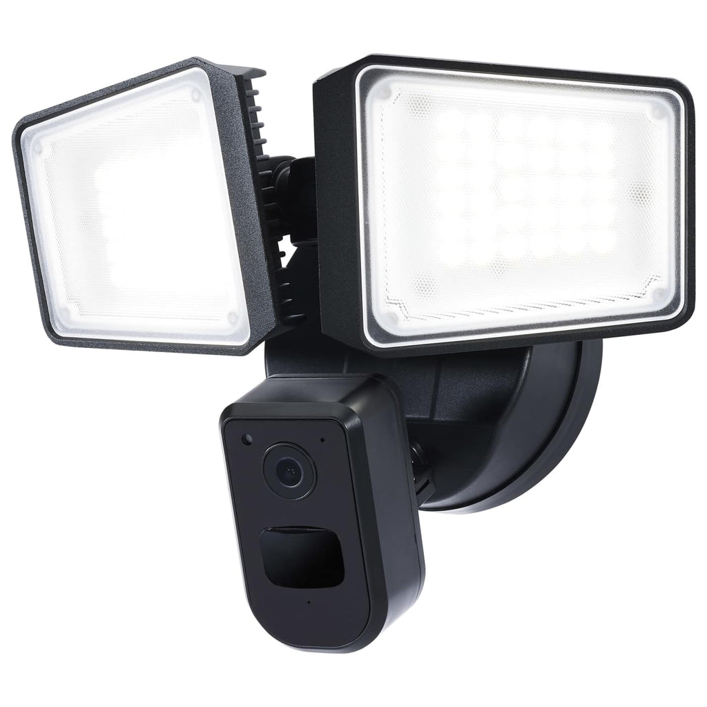 Rect Security With Camera in Black Finish