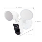 Bullet Security Light CCT Selectable With Camera in White Finish_3