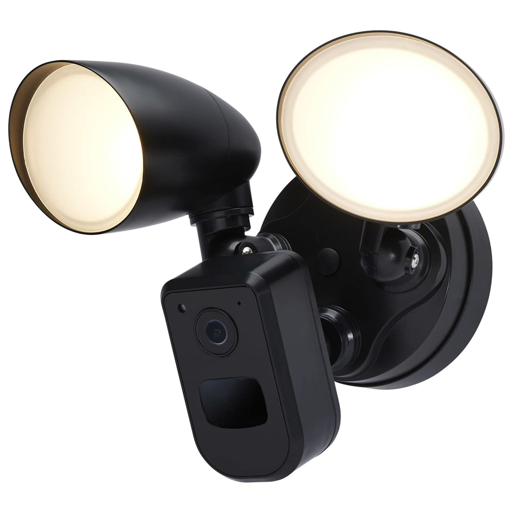 Bullet Security Light CCT Selectable With Camera in Black Finish