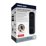 Smart Doorbell Security Camera in Black Finish_1