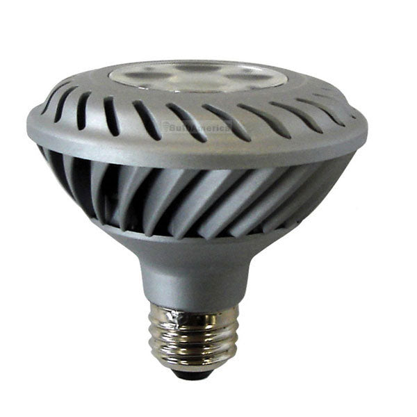 Ge 12w 120v PAR30 FL35 2700k Silver Dimmable LED Light Bulb