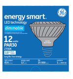 GE 12w PAR30 LED Bulb Dimmable Spot 820Lm Warm White lamp - BulbAmerica