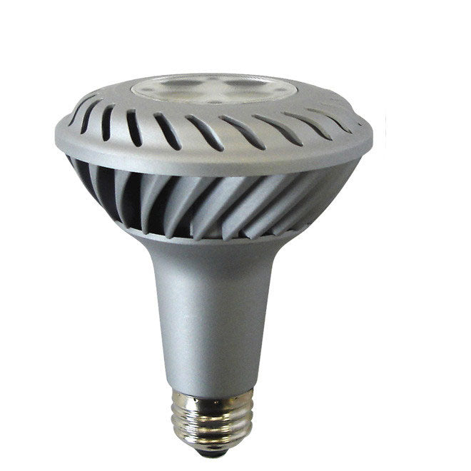 GE 10w 120v PAR30L FL35 2700k Silver Dimmable Energy Smart LED Light Bulb