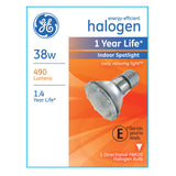 GE 38w PAR20 Spot Halogen 1500Hr Sodalime Glass Relaxing Light bulb - BulbAmerica