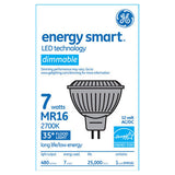 GE 7W MR16 Dimmable LED Flood Warm White Energy-efficient LED lamp - BulbAmerica