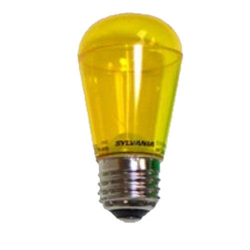 Sylvania 1W 120V S14 Amber LED Light Bulb