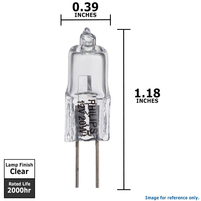 Philips 20w 12v G4 CL Halogen Light Bulb – BulbAmerica