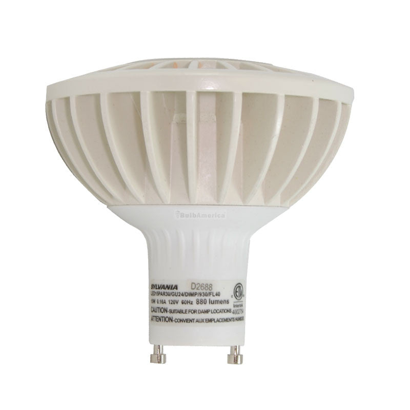 Sylvania Ultra HD 15W PAR30 LED GU24 Dimmable Flood 3000K Light Bulb